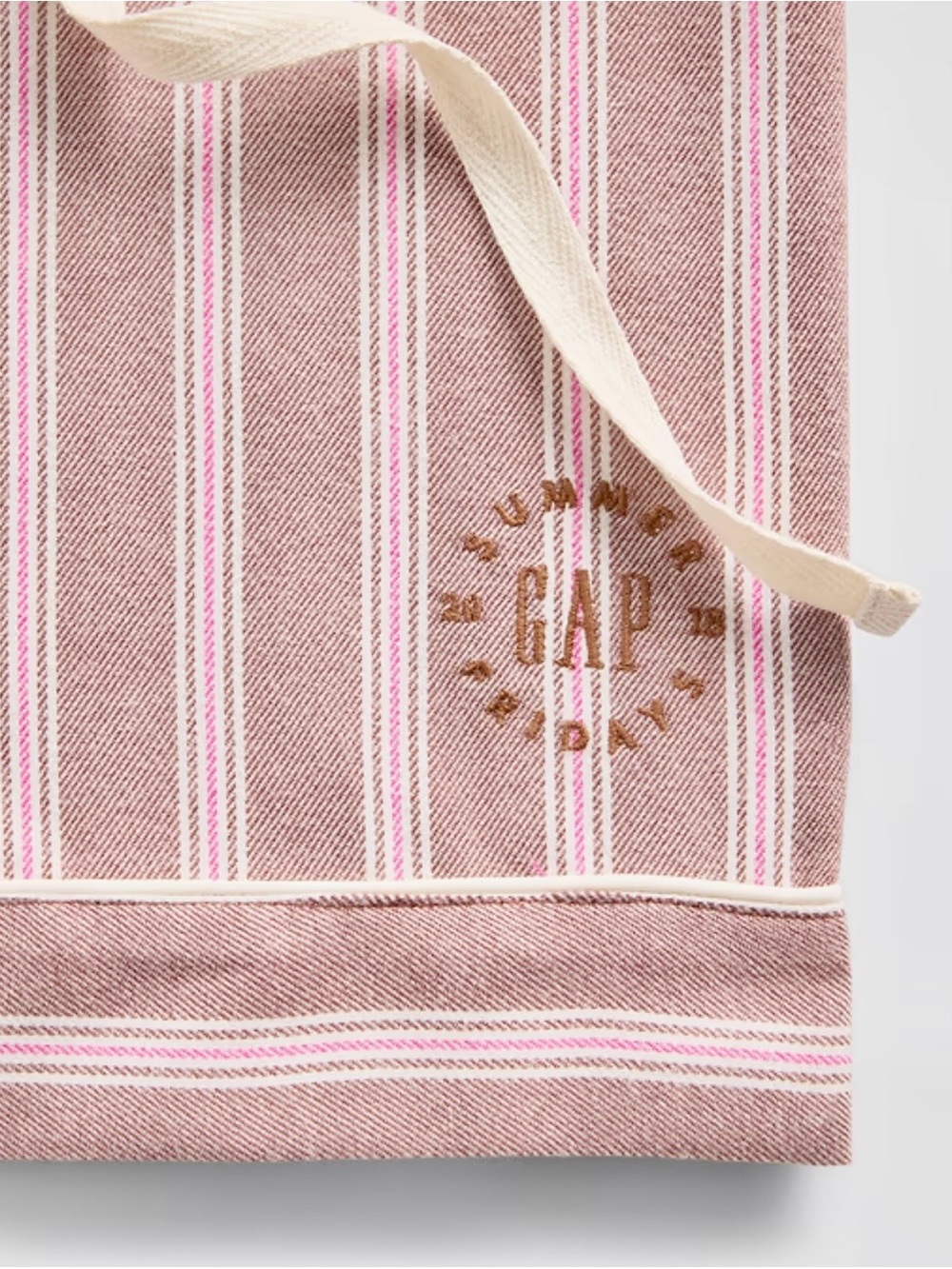 🤍 Gap × Summer Fridays Relaxed Flannel Stripe PJ Shirt & Boxers ⭐️NWT⭐️ SMALL - Picture 9 of 15